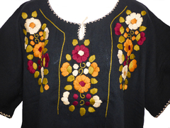 Blusa Mod027 Negra/Multicolor (4XL) - comprar en línea