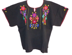 Blusa Mod027 Negra/Multicolor #002 (2XL) - tienda en línea
