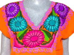 Blusas Zinacantán Flores/Multicolor (REMATE)