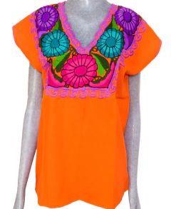 Blusas Zinacantán Flores/Multicolor (REMATE) - comprar en línea