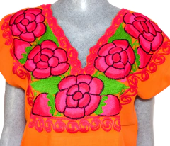 Blusas Zinacantán Flores/Multicolor (REMATE) - tienda en línea