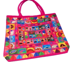 Bolsa Grande Bordada "Infancia Mexicana" - tienda en línea