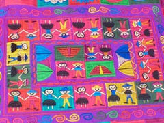 Bolsa Grande Bordada "Infancia Mexicana"