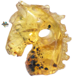 Escultura en Ámbar Dije Cabeza de Caballo en internet