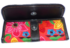 Carteras Artesanales de Piel "Flores de Chiapas" - tienda en línea