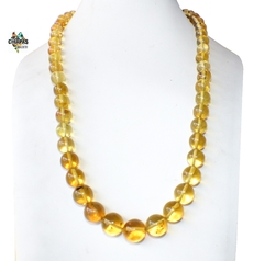 Collar De Esferas de Ámbar & Plata Ley (Excelente Calidad) - Chiapas Mágico