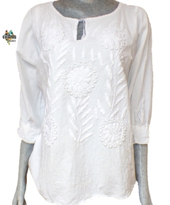 Blusa Consuelo Blanca/Blanco #012 (XL)