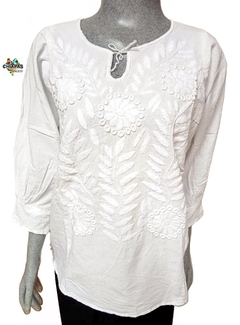 Blusa Consuelo Blanca/Blanco #015 (M)