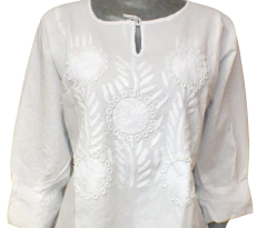 Blusa Consuelo Blanca/Blanco (XL) en internet