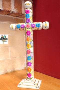 Cruz de Pedestal Chiapa de Corzo Laca (50 CM) en internet