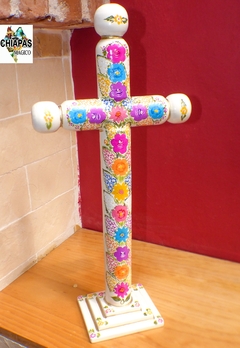 Cruz de Pedestal Chiapa de Corzo Laca (50 CM) - comprar en línea