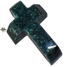 Exclusivo Dije con Cruz de Jade Verde de Guatemala #003