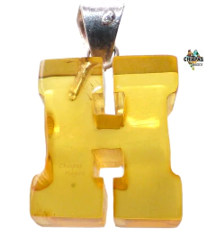 Dije Inicial de Ámbar & Letra Laminada (a elegir) - comprar en línea