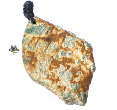 Dije Jade de Guatemala & Rústico al reverso (6.1 CM) - comprar en línea