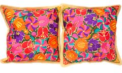 Fundas para cojín Ivory & Flores (Par)