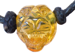 Dije Escultura Cabeza de Jaguar de Ámbar - comprar en línea