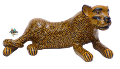 Jaguar de Barro Mantequilla Macho (50 CM) - comprar en línea