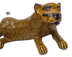 Jaguar de Barro Mantequilla Macho (50 CM) en internet