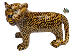 Jaguar De Barro Decorativo Mantequilla (24 CM) - comprar en línea