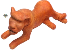 Jaguar de Barro Decorativo (Acabado natural) - comprar en línea