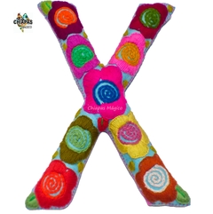 Letras Bordadas A Mano (22 A 23 CM) - comprar en línea
