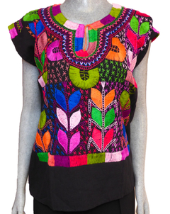 Blusa Milpa Negra/Multicolor #004 (S)