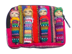 Monedero con muñequitas quitapenas (Worry dolls) en internet