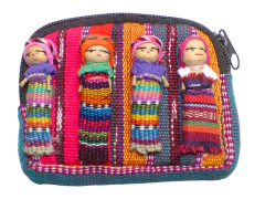 Monedero con muñequitas quitapenas (Worry dolls) - comprar en línea