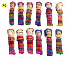 Paquete con 12 muñequitas quitapenas (Worry dolls) - comprar en línea
