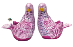 Palomas de Barro Macetas Decorativas (Rosa) - comprar en línea