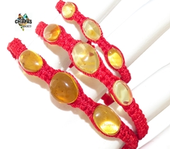 Paquete Con 2 Pulseras Tejidas De Adulto Y 1 De Bebé