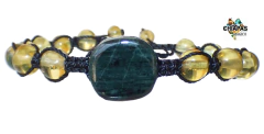 Pulsera Con Esferas de Ámbar & Jade de Guatemala - comprar en línea