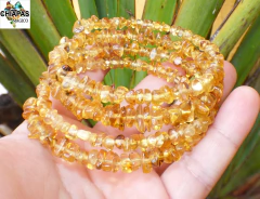Pulsera con Ámbar Auténtico "Diseño Enrrollable" - comprar en línea