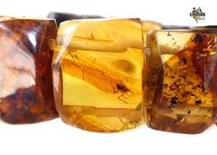 Pulsera Elástica Con Cuadros De Ámbar #007 (19 CM) - comprar en línea