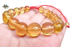 Pulsera Tejida con Esferas de Ambar (ESF1) - Chiapas Mágico