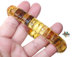 Pulsera Elástica Con Ámbar Auténtico (ML23) en internet