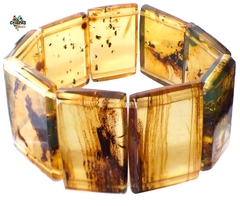 Pulsera Elástica con Rectángulos de Ambar (G1) - comprar en línea