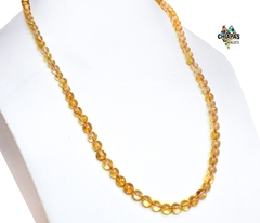 Collar Tejido con Esferas de Ámbar (50 cm)
