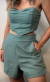 Short Bahamas verde militar