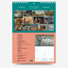 Calendario de pared Bellas Artes escenas 2025 - tienda online