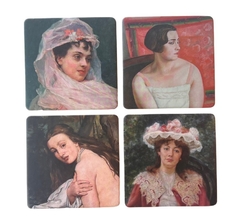 Posavasos Retratos - Set x 4