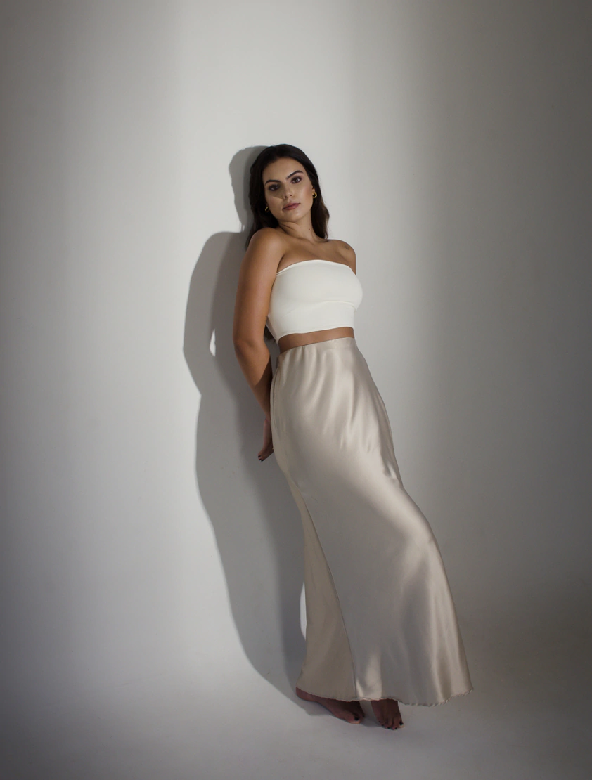 Tube Top Off White