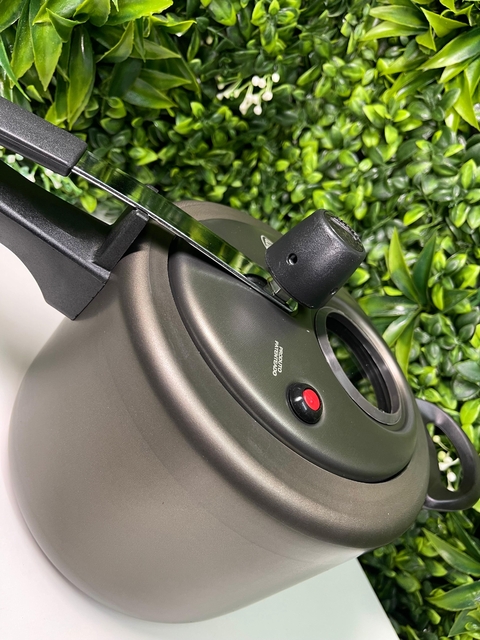 Panela de Pressão 4,5 Litros Grafite Fechamento Interno com Visor de Vidro- 6002