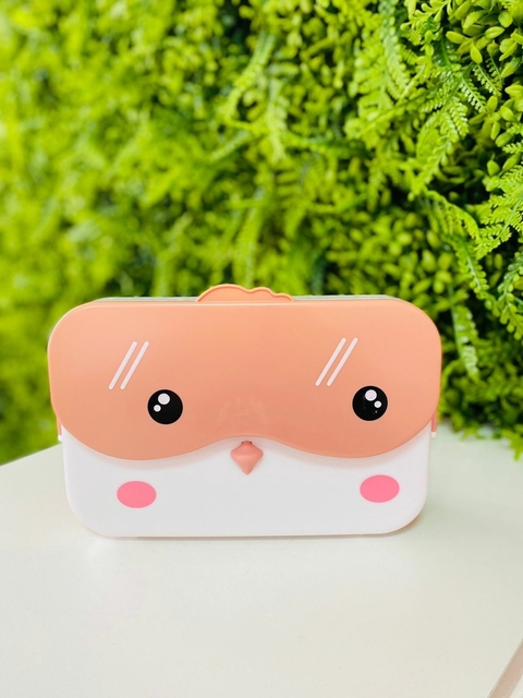 Marmita com divisória e talher pássaros - HU80330