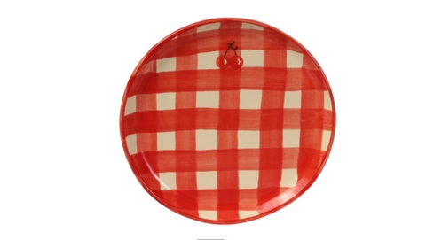 120-425XCE - PRATO RED.LISO MN XADREZ VERM.CEREJA TUTTI-FRUTTI