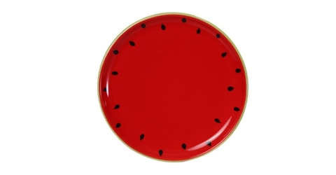 120-369MEL - PRATO RED.LISO PQ MELANCIA TUTTI-FRUTTI