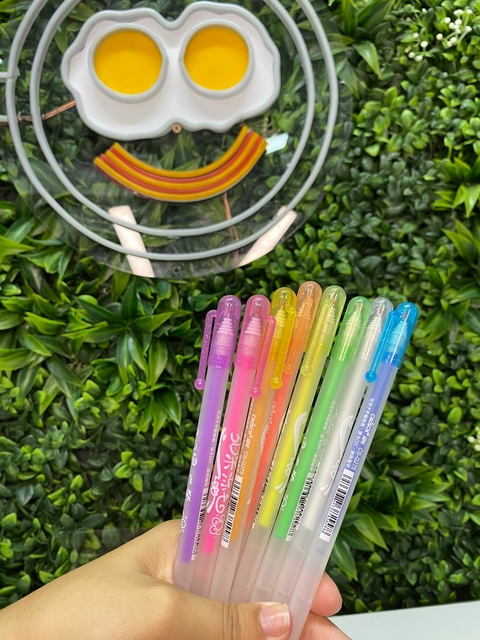 Caneta gelatinosa 3D 8 Unidades- GB21027