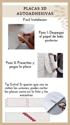 Placa 3d Autoadhesiva modelo piedra negra Para Pared - 70x77 cm - muebles y cosas - Muebles y Cosas