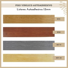 Piso Vinilico en Listones Autoadhesivos - tienda online
