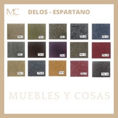Alfombra Boucle Base Doble Delos Alto Transito 3.66 De Ancho